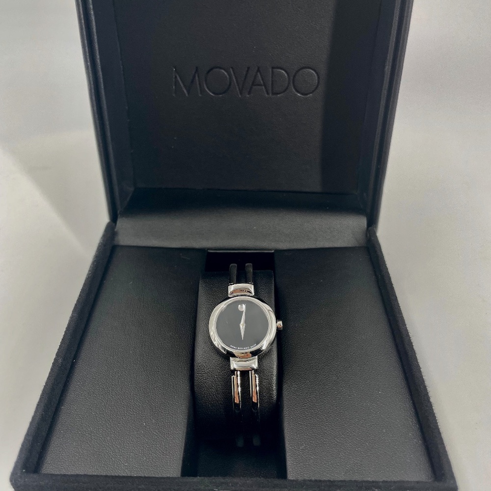 Ladies Movado Stainless Steel Bangle Watch
